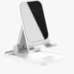 VIDVIE HC1527 Folding Vanity Mirror Desktop Holder -Silver