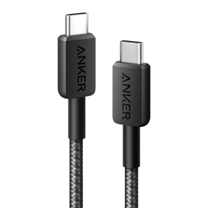 Anker 322 USB-C to USB-C Cable ( 3ft Braided - 0.9m ) - Black