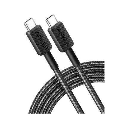 Anker 322 USB-C to USB-C Cable ( 3ft Braided – 0.9m ) – Black
