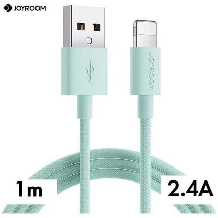 Joyroom M13 Colorful Fast Charger Cable Lightning - 2.4A - 1m (Green)