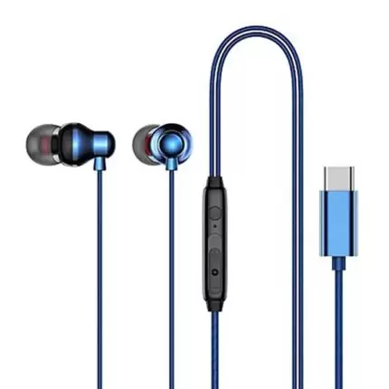 Recci REP-L36 Metal Wired Earphone Type-C - 120cm