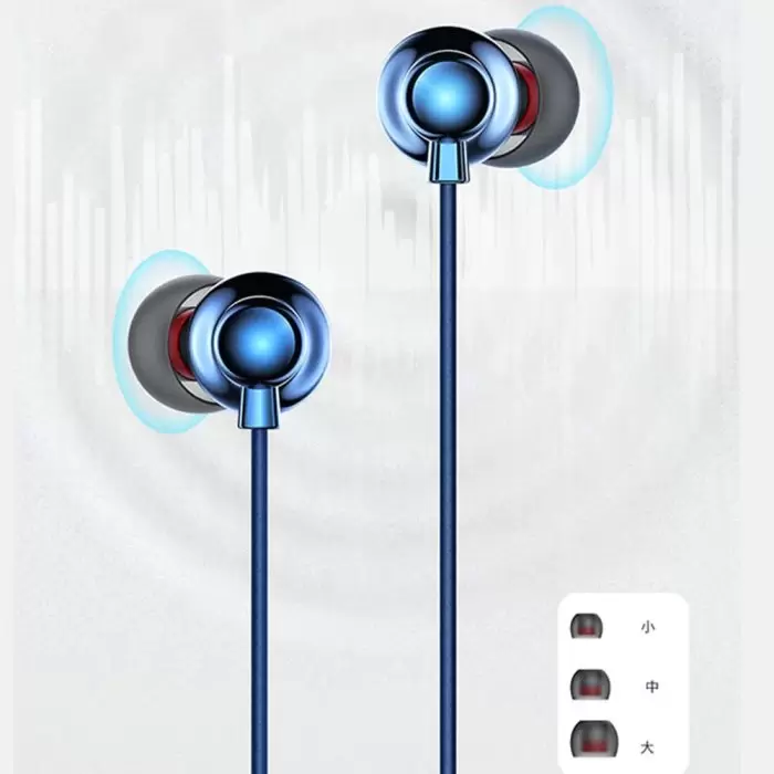Recci REP-L36 Metal Wired Earphone Type-C - 120cm