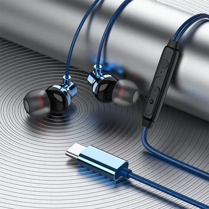 Recci REP L36 Metal Wired Earphone Type C 120cm 4 |