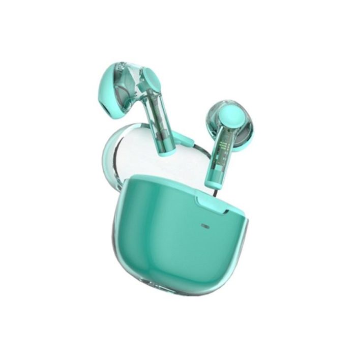 Wiwu T12 Pure Sound True Wireless Stereo Headset - Turquoise Blue
