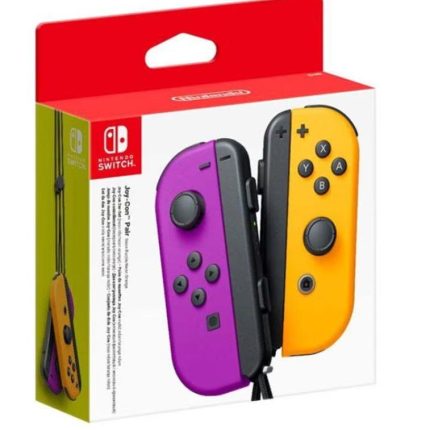Joy Con Gamepad Nintendo Switch Fortnite Neon Purple Orange 1 |