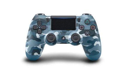 PlayStation 4 Controller copy navy blue camouflage