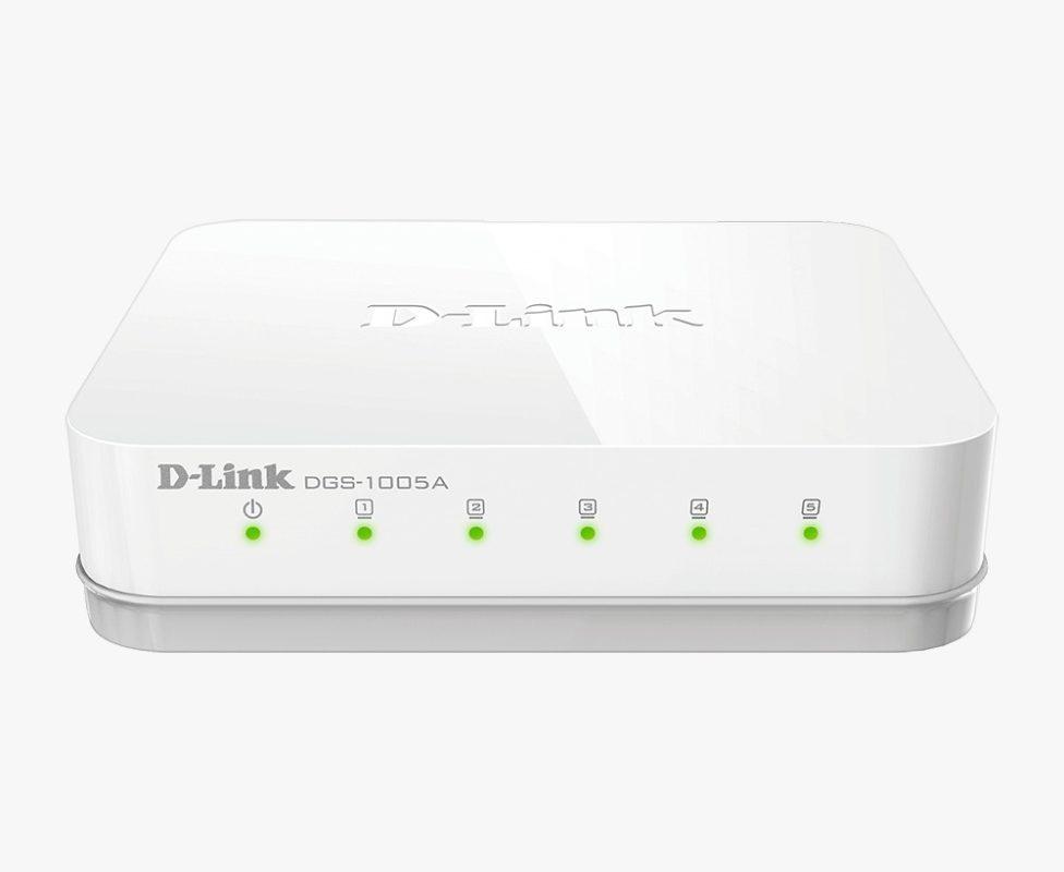 D-Link 5-Port Gigabit Unmanaged Desktop Switch DGS-1005A