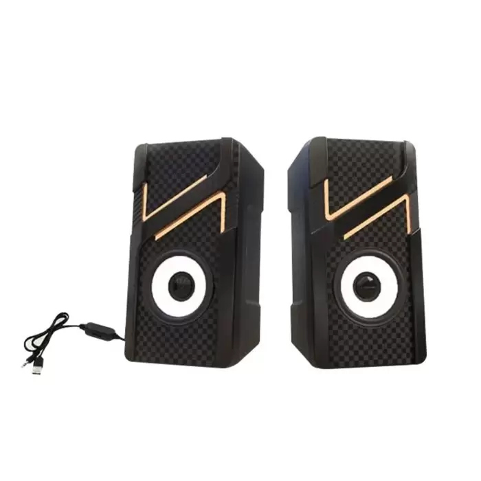 Double Bass Multimedia USB Speakers RGB DB-S 504 - Black