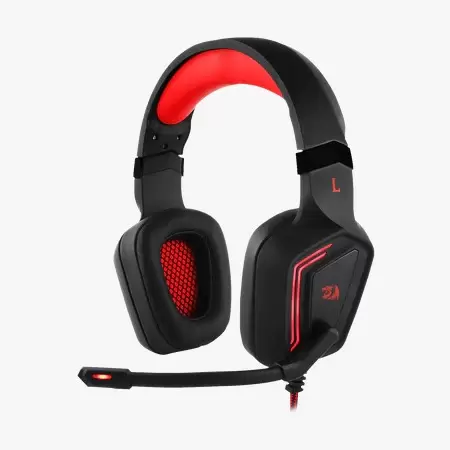 Redragon H310 MUSES Wired Gaming Headset, 7.1 Surround-Sound Pro-Gamer Headphone - Black