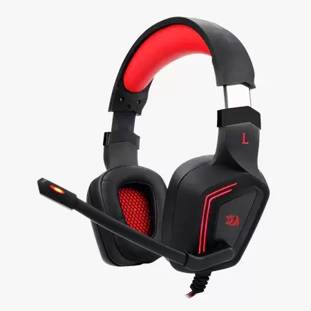 Redragon H310 MUSES Wired Gaming Headset 7.1 Surround Sound Pro Gamer Headphone Black 6 |