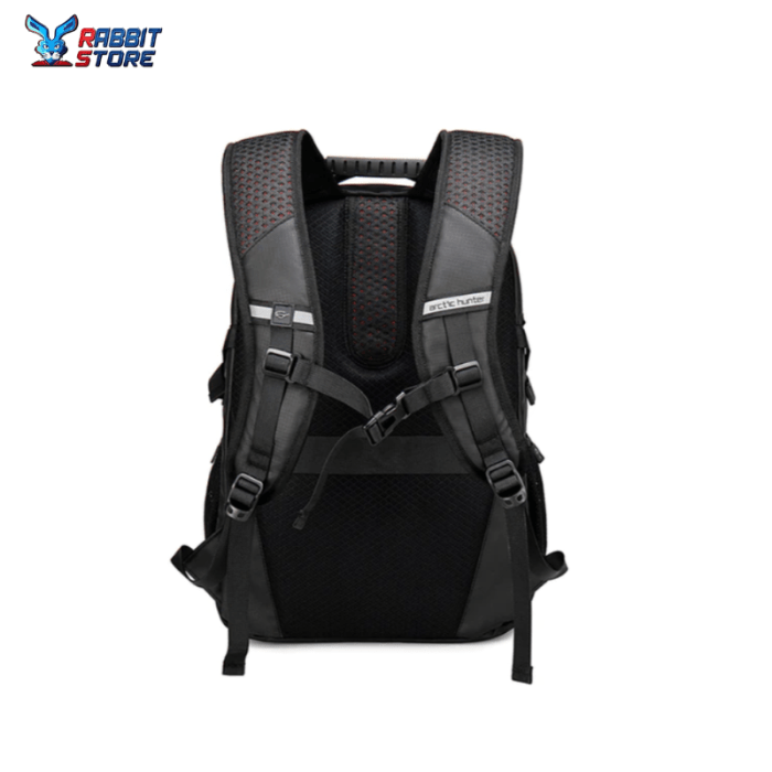 B00388 15.6 inch Light Large Capacity Travel Business Waterproof Backpack USB Outport Black3 |