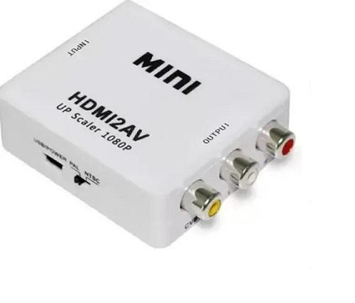 Mini HDMI2AV HD Video Converter Up Scaler 1080P