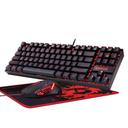 Redragon K552-BA Mechanical Gaming Keyboard and Mouse and Mouse Pad Combo