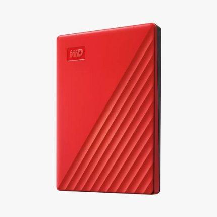 WD 5TB My Passport Portable External Hard Drive - Red