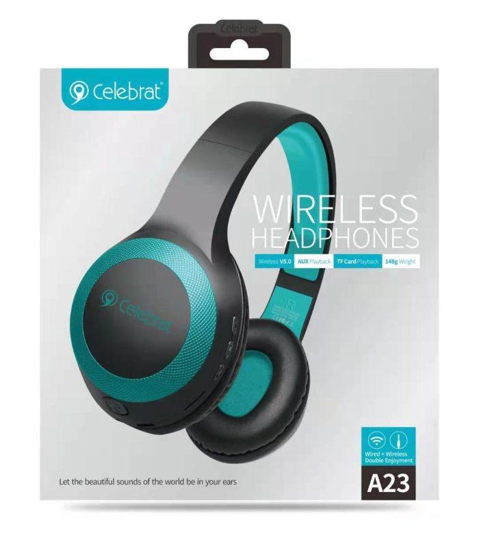 Celebrat A23 Headphones Wired Other Mode Double Enjoyment Blue 1 |