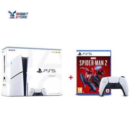 Sony Playstation 5 Slim Console international + spiderman 2 + Wireless Controller DualSense PlayStation5