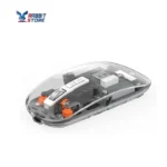 WiWU WM105 Crystal Transparent Magnetic Wireless Mouse Black - Image 2