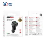 شاحن سيارة BOROFONE BZ34 بقوة 18 واط بتقنية الشحن السريع QC3.0 ومنفذ USB (أسود) - الصورة 2