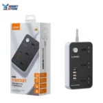 مشترك كهرباء شحن سريع بثلاث فيش كهربائية، PD20W وثلاث مقابس USB 3.0 شحن سريع من لدنيو SC3412 - الصورة 2