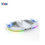 Headset Stand Storage RGB Light Supports Controller Charging PG-P5S045H New Game Console Dock Base for Ps5 Slim Joystick - Image 2