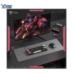 لوحة مفاتيح الألعاب الميكانيكية السلكية Onikuma G55 ذات 61 مفتاحًا مع إضاءة RGB باللون الأسود (الإنجليزية)-مفاتيح بني - الصورة 4
