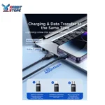 كابل بيانات متعدد الاستخدامات JOYROOM S-A18 بقوة 3.5 أمبير، مزود بمنافذ Lightning وType-C وMicro، بطول 1.2 متر، لون أسود - الصورة 3