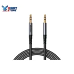 Joyroom SY‑A08 3.5mm Male to Male AUX Audio Cable, 1.2 Meter, High‑Quality Sound Transfer - Black