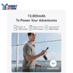 باور بانك أنكر 3 في 1، شاحن محمول بسعة 10000 مللي أمبير مع كابل USB-C مدمج وقابس تيار متردد قابل للطي، بطارية مدمجة بقوة 30 واط كحد أقصى، متوافق مع سلسلة iPhone 15، وGalaxy، وMacBook، وغيرها - الصورة 2