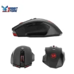 Redragon M655 Ergonomic Wireless Gaming Mouse, Red LED Backlit with 7 Buttons Macro Programmable 4000 DPI for Windows PC Gamer - Image 5