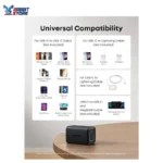 شاحن أنكر USB-C بقوة 47 واط، شاحن 523 (نانو 3)، شاحن سريع قابل للطي بمنفذين بتقنية GaN (الكابل غير مرفق) - أسود - الصورة 5