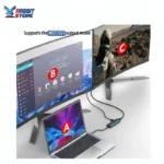 محول ONTEN HUB OTN-UC126 5*1 من USB-C إلى HDMI مزدوج مع PD 3.0 + منفذين USB 2 - - الصورة 7