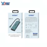 محول ONTEN HUB OTN-UC126 5*1 من USB-C إلى HDMI مزدوج مع PD 3.0 + منفذين USB 2 - - الصورة 8