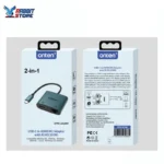 Onten OTN-UC288 2-in-1 USB-C to HDMI 4K Adapter with Ethernet(RJ45)10/100Mbps - Image 2