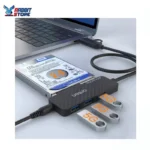 ONTEN UCA312 USB-A & USB-C to SATA Adapter with 3×USB 3.0 Hub – 2.5” HDD/SSD External Enclosure & Multi-Port USB Expansion - Image 6