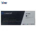خرطوشة حبر بديلة لموديل 106A متوافقة مع خرطوشة 106A، موديل W1106A، مناسبة لطابعات اتش بي 107a 107r 107w MFP 135a 135r 135w 135wg MFP 137fnw 137fwg - الصورة 2