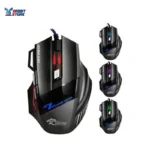 COUGAR-EGY Optical USB Wired RGB Light Gaming Mouse 3200 DPI for Laptop and PC - Black - Image 4