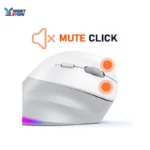 ⁦ماوس ميتيون اللاسلكي المريح لليد اليمنى BTM010R - ابيض⁩ - الصورة ⁦5⁩