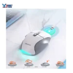 Meetion BTM001 Ergonomic Rechargeable Wireless And Bluetooth Mouse -white - Image 8