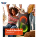 JBL Partybox Club 120 Portable Party Speaker with Pro Sound, Light Show, 12H Battery, IPX4 Splash Resistant, Ergonomic Handle, Powerful 160W Output, Bluetooth Streaming |1 year manufacturer warranty - Image 8