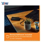 WD 6TB My Passport portable external storage, external hard drive, USB 3.0, portable HDD with software for device management, backup and password protection, works with PC, Xbox &Playstation, Black - Image 3