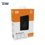 WD 6TB My Passport portable external storage, external hard drive, USB 3.0, portable HDD with software for device management, backup and password protection, works with PC, Xbox &Playstation, Black