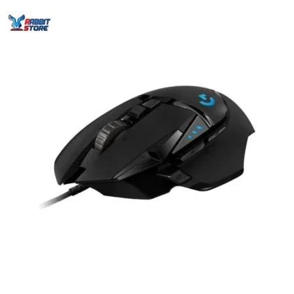Logitech G502 HERO High Performance Wired Gaming Mouse, HERO 25K Sensor, 25,600 DPI, RGB, Adjustable Weights, 11 Programmable Buttons, On-Board Memory, PC/Mac - Black