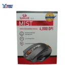 ماوس العاب لاسلكي ميست M691 بمستشعر ضوئي 4800 نقطة لكل بوصة تصميم مريح مع مسند لاصبع الابهام و3 ازرار جانبية وزر فاير رابيد من ريدراجون - الصورة 4