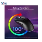 Lenovo Legion M220 Wireless RGB Gaming Mouse, Tri-Mode (Bluetooth, 2.4GHz & Wired), 5000 DPI Optical Sensor, 2-Zone RGB Lighting, 100Hr Battery, 7 Buttons, USB-C Rechargeable-black - Image 4
