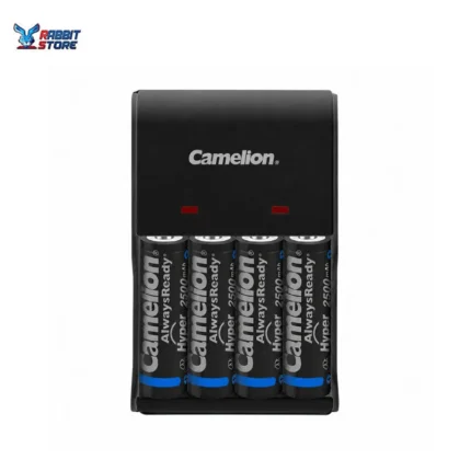 Chameleon Fast Charger, with 4 batteries, 2500 mAh capacity, black, BC-1002F-4H25HP-DB