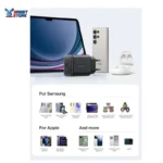 Joyroom JR‑TCF23 25 W USB‑C PD Fast Wall Charger with 1 m USB‑C to USB‑C Cable, Single Port Rapid Charging Adapter for Smartphones & Tablets - Black - Image 8
