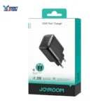 Joyroom JR‑TCF23 25 W USB‑C PD Fast Wall Charger with 1 m USB‑C to USB‑C Cable, Single Port Rapid Charging Adapter for Smartphones & Tablets - Black - Image 9