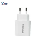 RIVERSONG SafeKub D12 CCM2 20W Dual-Port Wall Charger with USB-A to USB-C Cable (white)